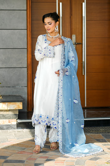 Celestial Blue Bridal Suit