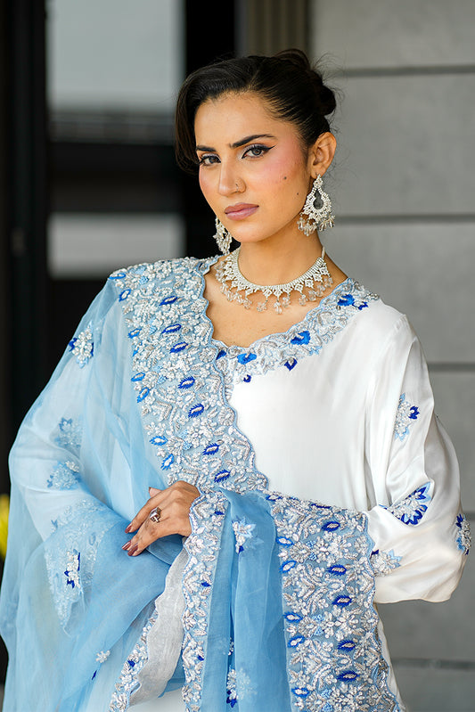 Celestial Blue Bridal Suit