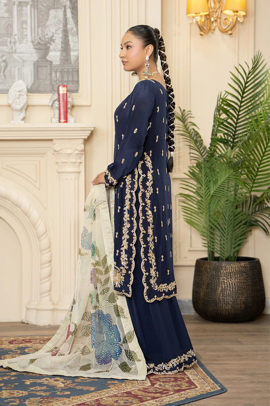 Midnight Blue Embellished Lehanga Suit