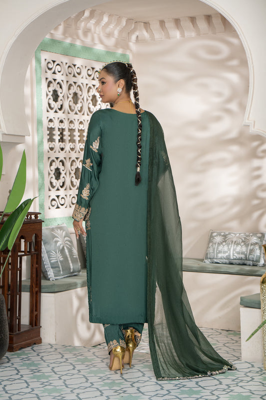Emerald Green Regal Silk Formal Suit